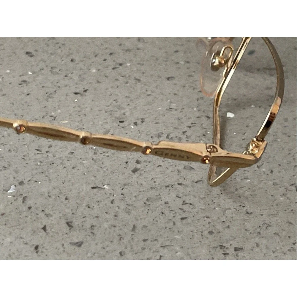 Genny 775-B Eyeglasses Frames ONLY 51-16-135 5001 Italy Full Rim rectangle